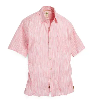 Light Summer Rain Stripe Seersucker Shirt