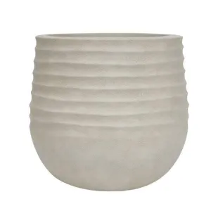 Lightweight Mariella Planter - Cream - 16-inch