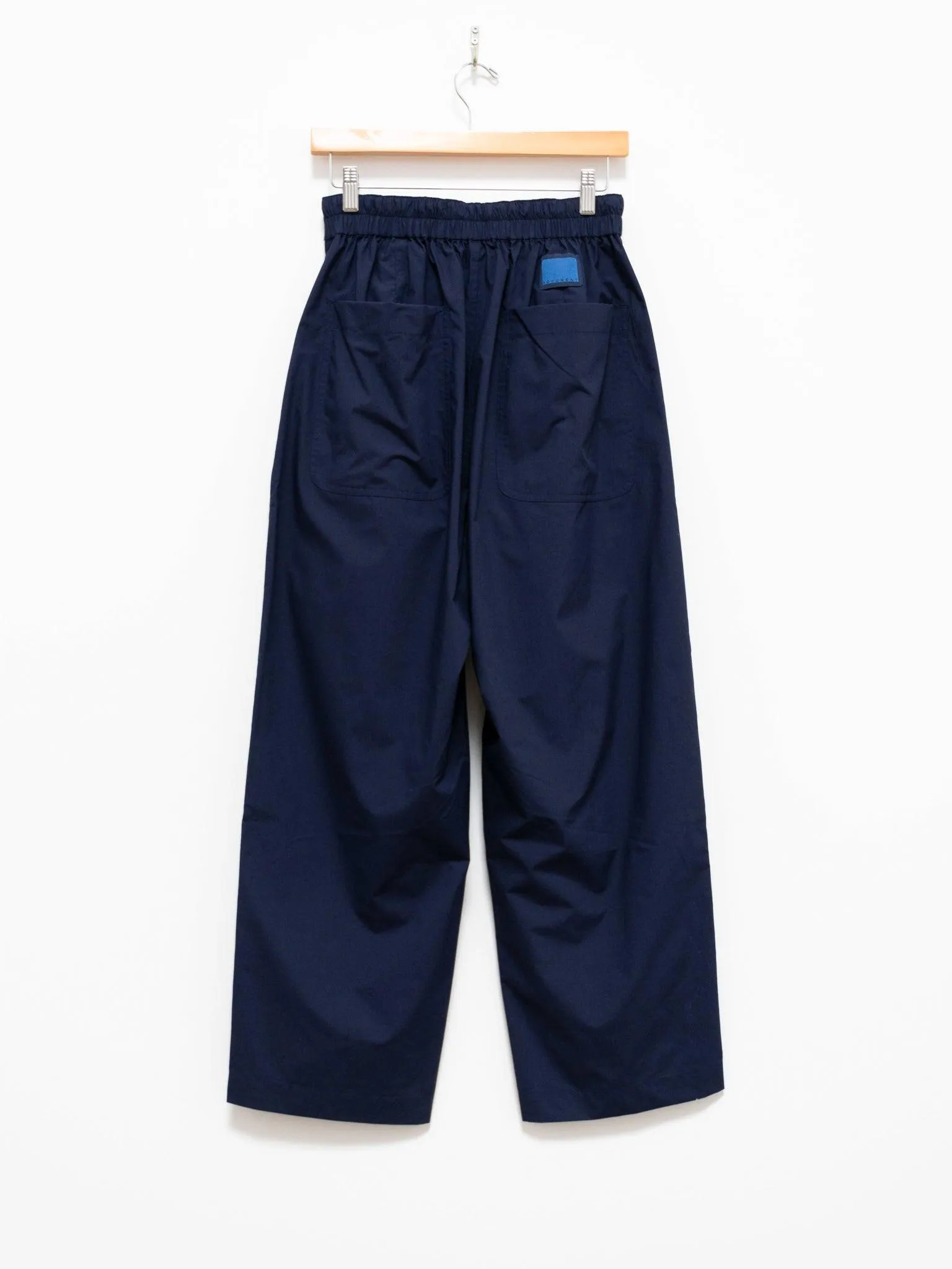 Lightweight Tucked Pants - Navy