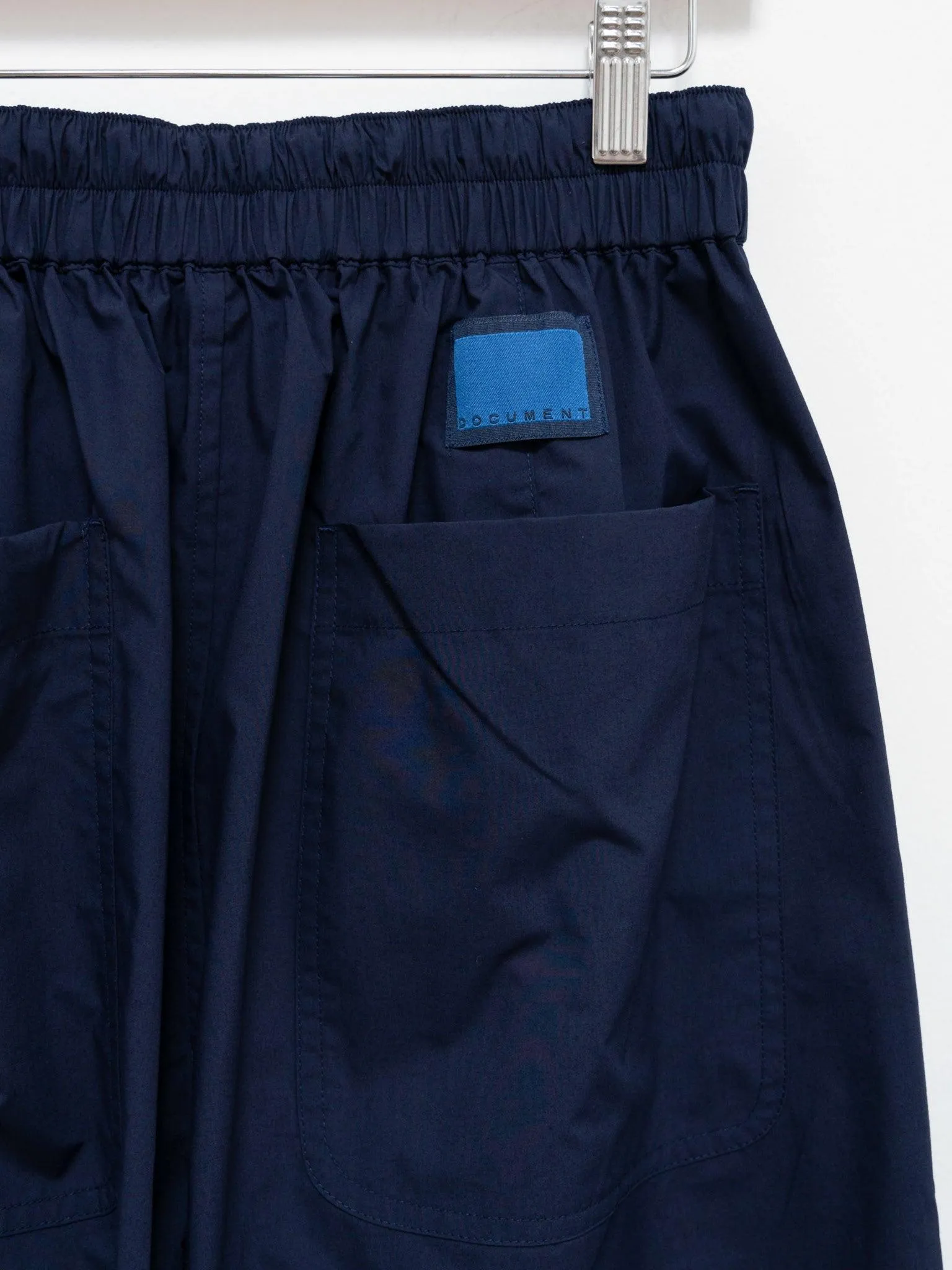 Lightweight Tucked Pants - Navy