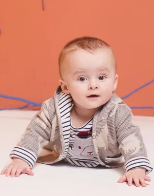 Lilly and Sid Organic Collection Dino Reversible Jacket (6-12mths)