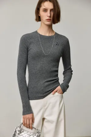 LILY Merino Wool Knit Sweater