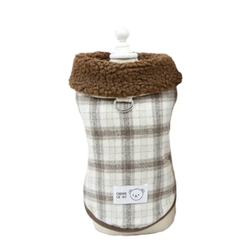 Lined Plaid Vest