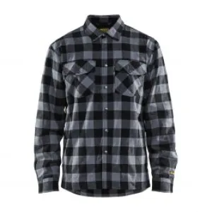 Lined&#x20;Flannel&#x20;Shirt&#x20;3225&#x20;Donkergrijs&#x2F;Zwart&#x20;-&#x20;Bl&#xE5;kl&#xE4;der