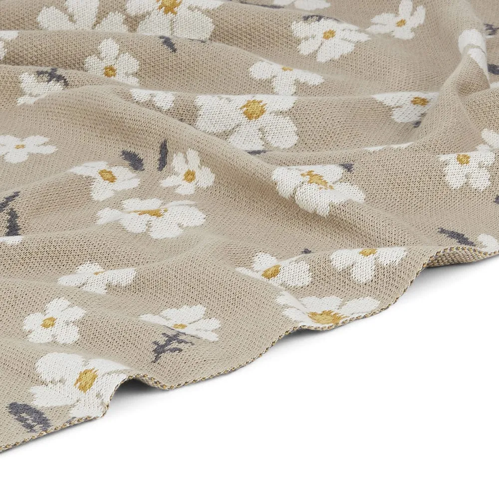 Little bloom Cotton Knitted All Season AC Blanket