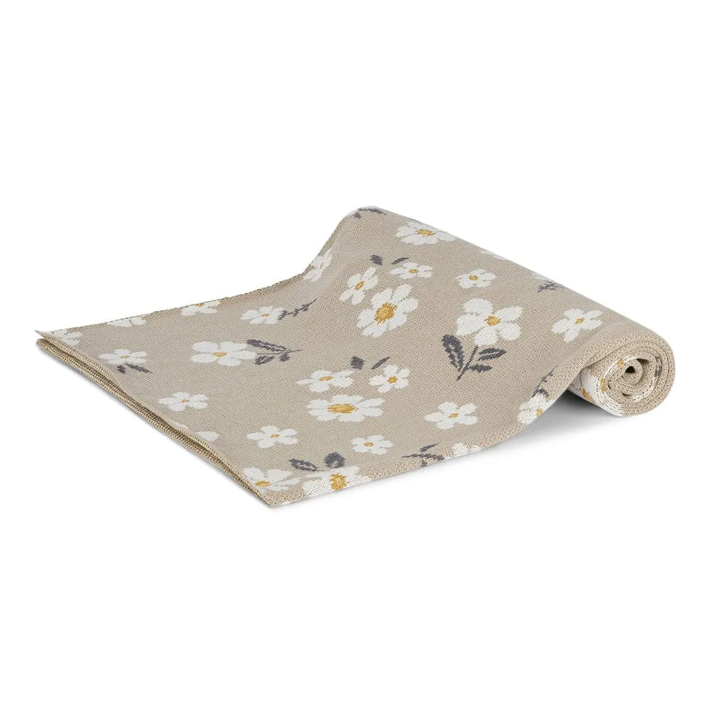 Little bloom Cotton Knitted All Season AC Blanket