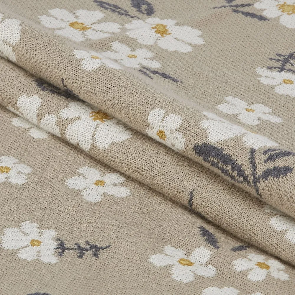 Little bloom Cotton Knitted All Season AC Blanket
