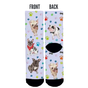 Living with Pickles Crew Socks