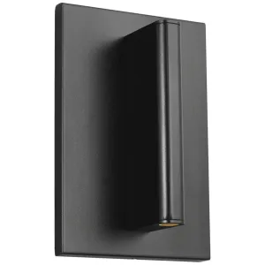 Lloyds 7 In. LED Outdoor Wall Sconce Black Finish