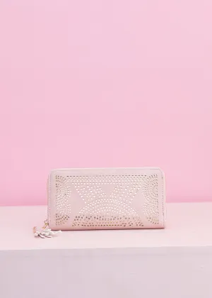 Lola Wallet in Nude Pink