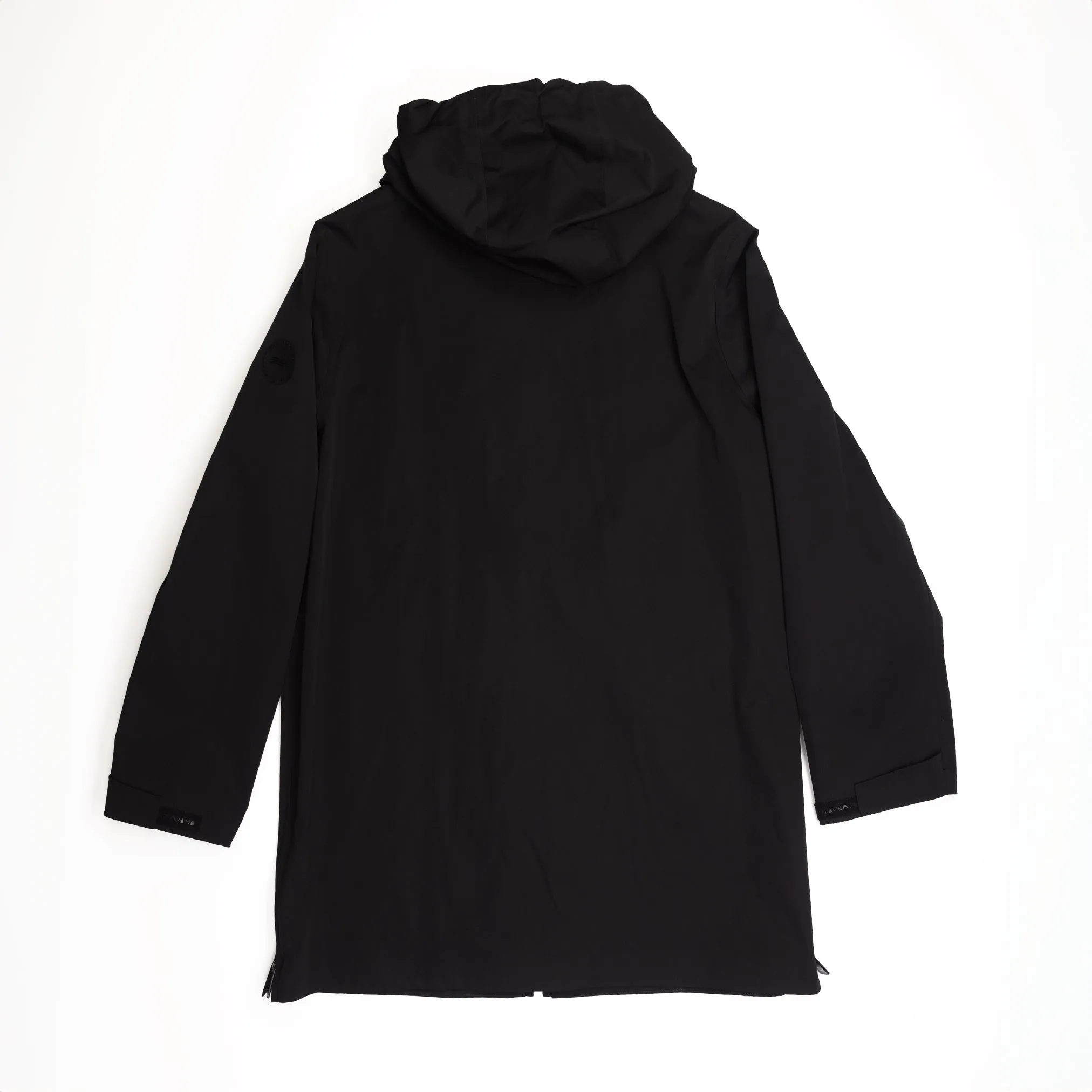 Long Rain Jacket in Black