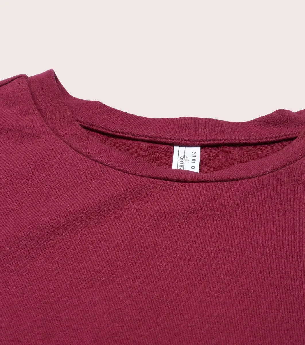 Long Sleeve Basic Crew Tee - Solid | Crew Neck Basic Stretch Cotton Tee