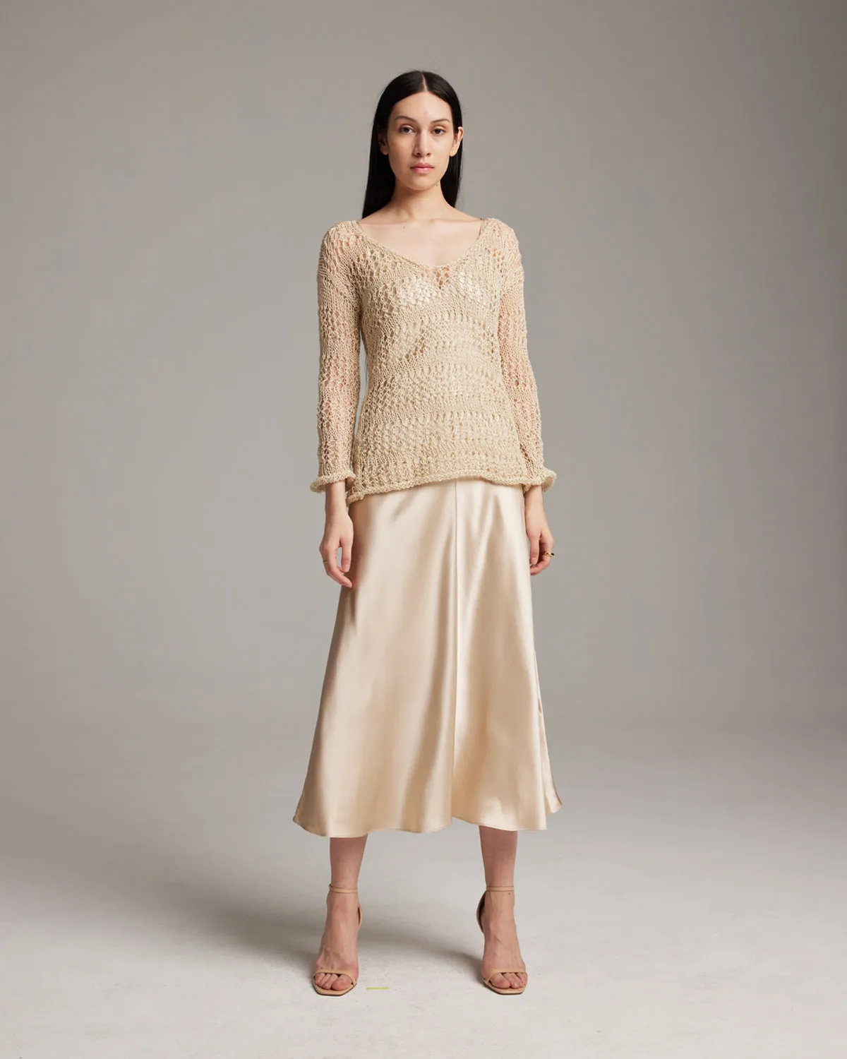 Loose Knit Linen Sweater