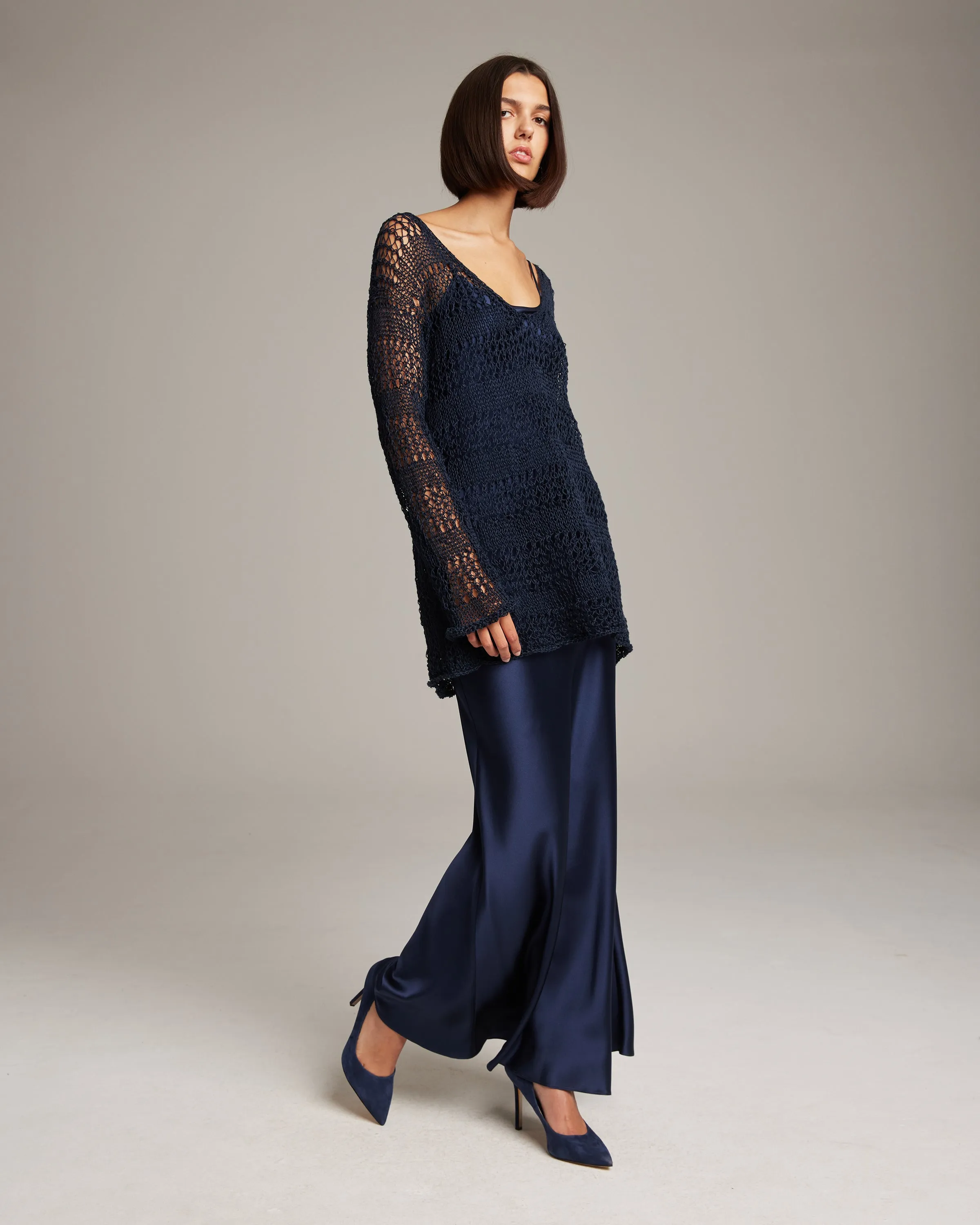 Loose Knit Linen Sweater