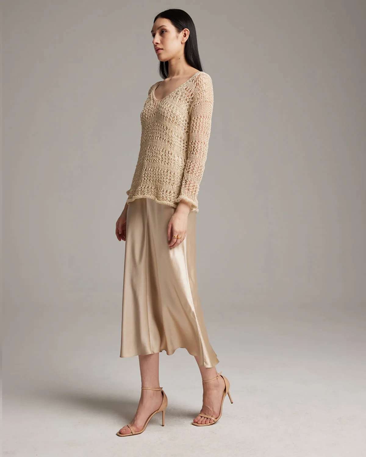 Loose Knit Linen Sweater