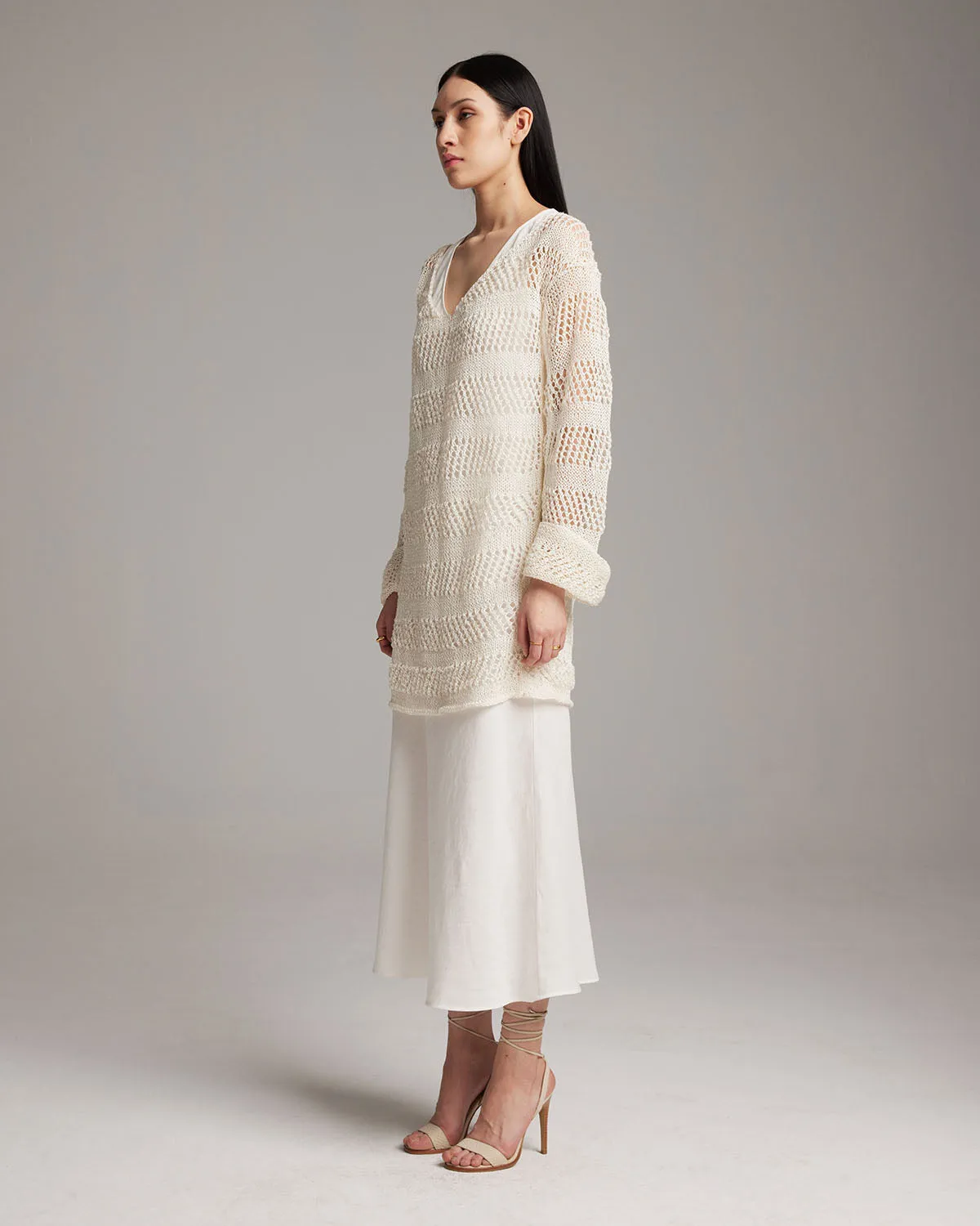 Loose Knit Linen Sweater