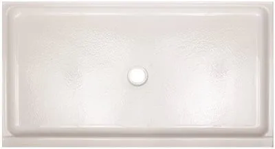 Low-Threshold Shower Base With Trench Guard' 48 In. X 34 In. X 6 In.