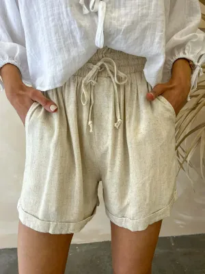 Lucciana Linen Shorts