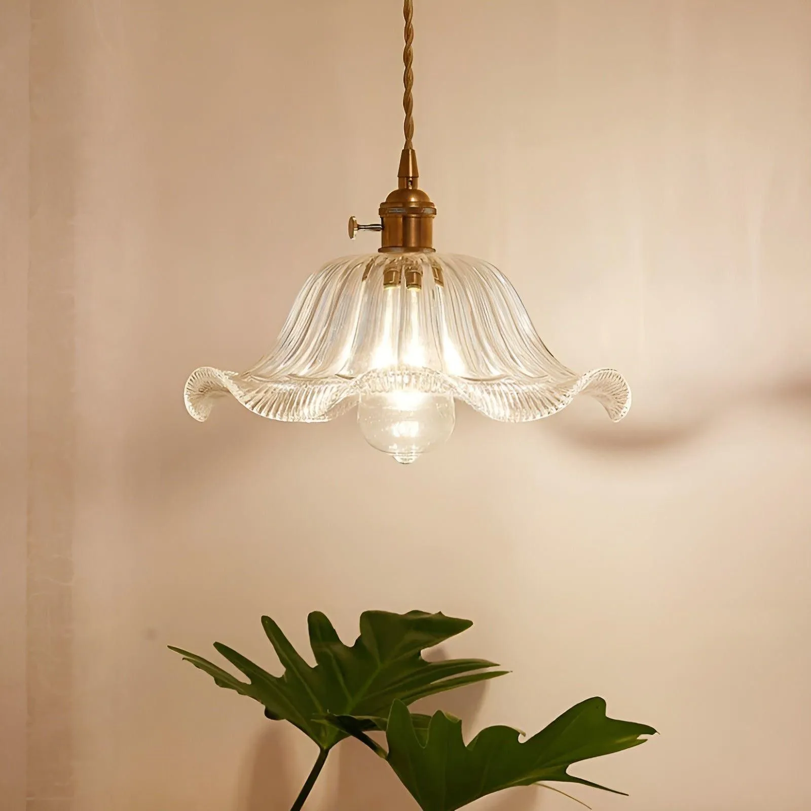 LuxeVintage Lampe - Nordic Vintage LED Kronleuchter Lampe