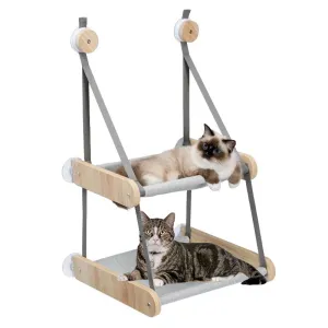 Luxury Cat Window Double Layer Hammock