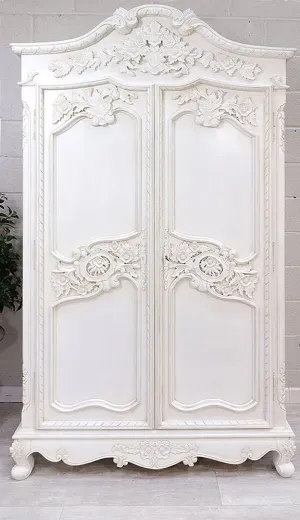 Luxury French Style Hand Carving Wardrobe