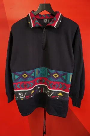(M) Vtg Rue 21 Fleece Lined Pullover