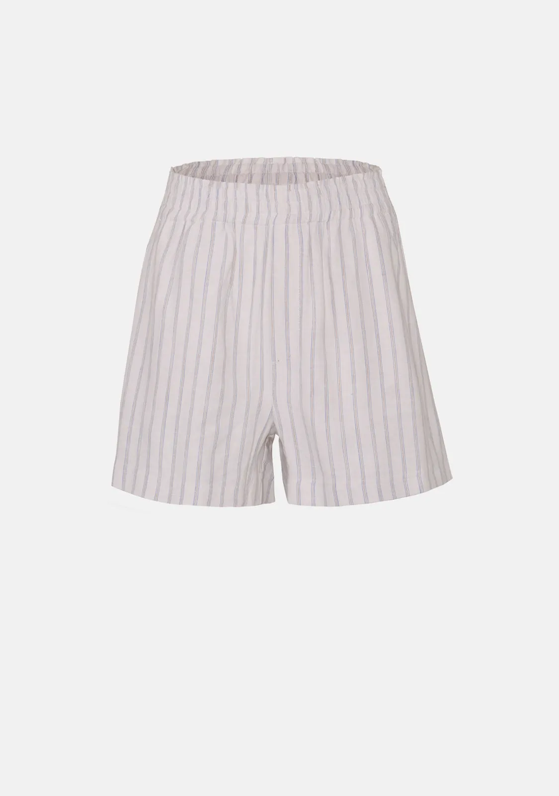 Madison Pleated Linen Shorts
