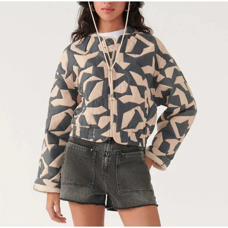 Maeve - Elegant quilt stitched jacket