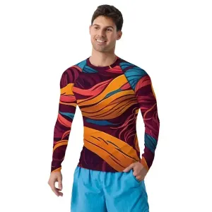 Majestic whispers men’s rash guard