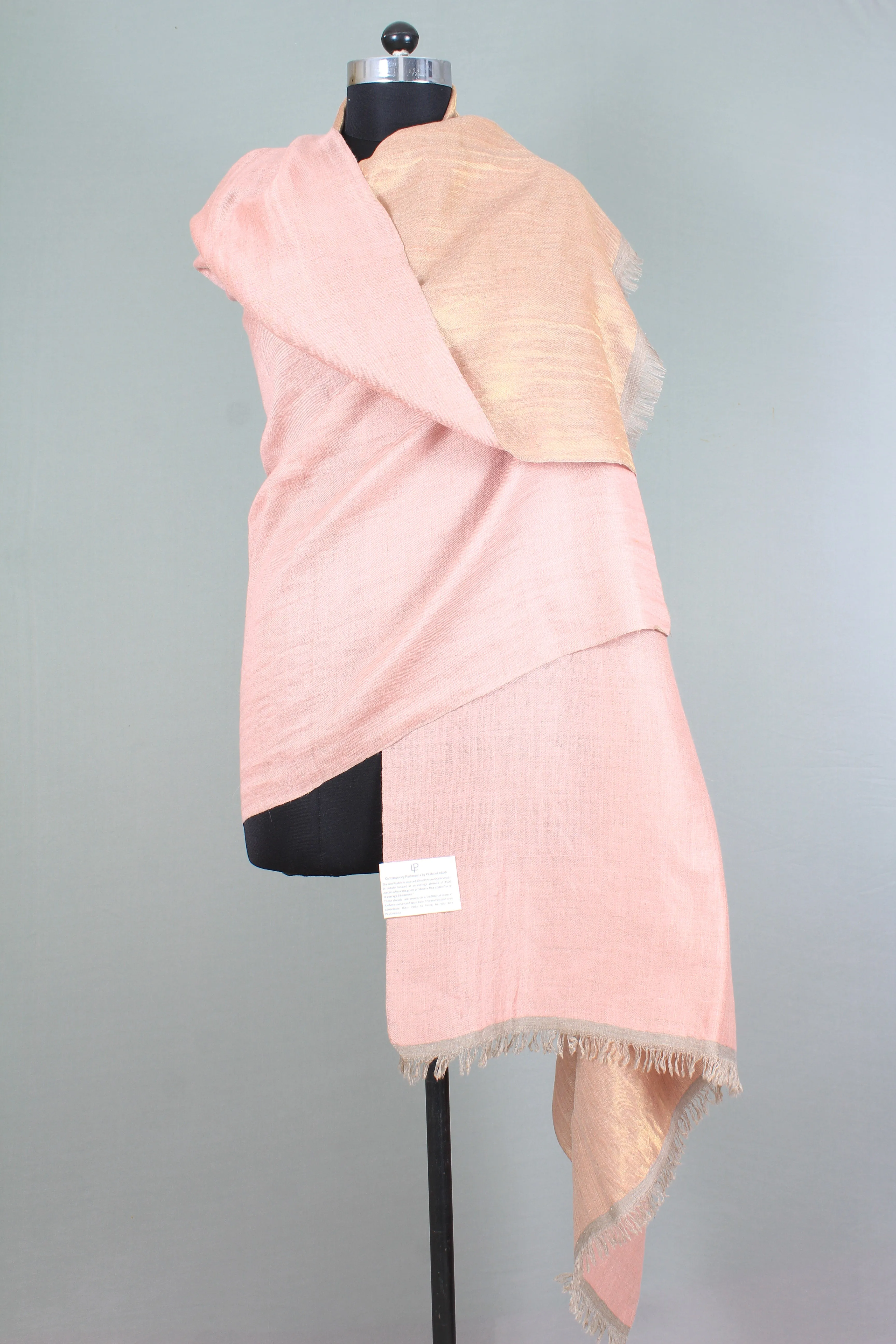 Malakk Metalic Reversible Cashmere Shawl