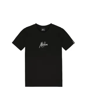 Malelions Junior Essentials T-Shirt Black/White