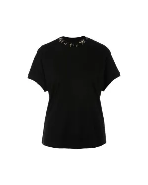 Marc Cain Jewel Neck Cotton Tee