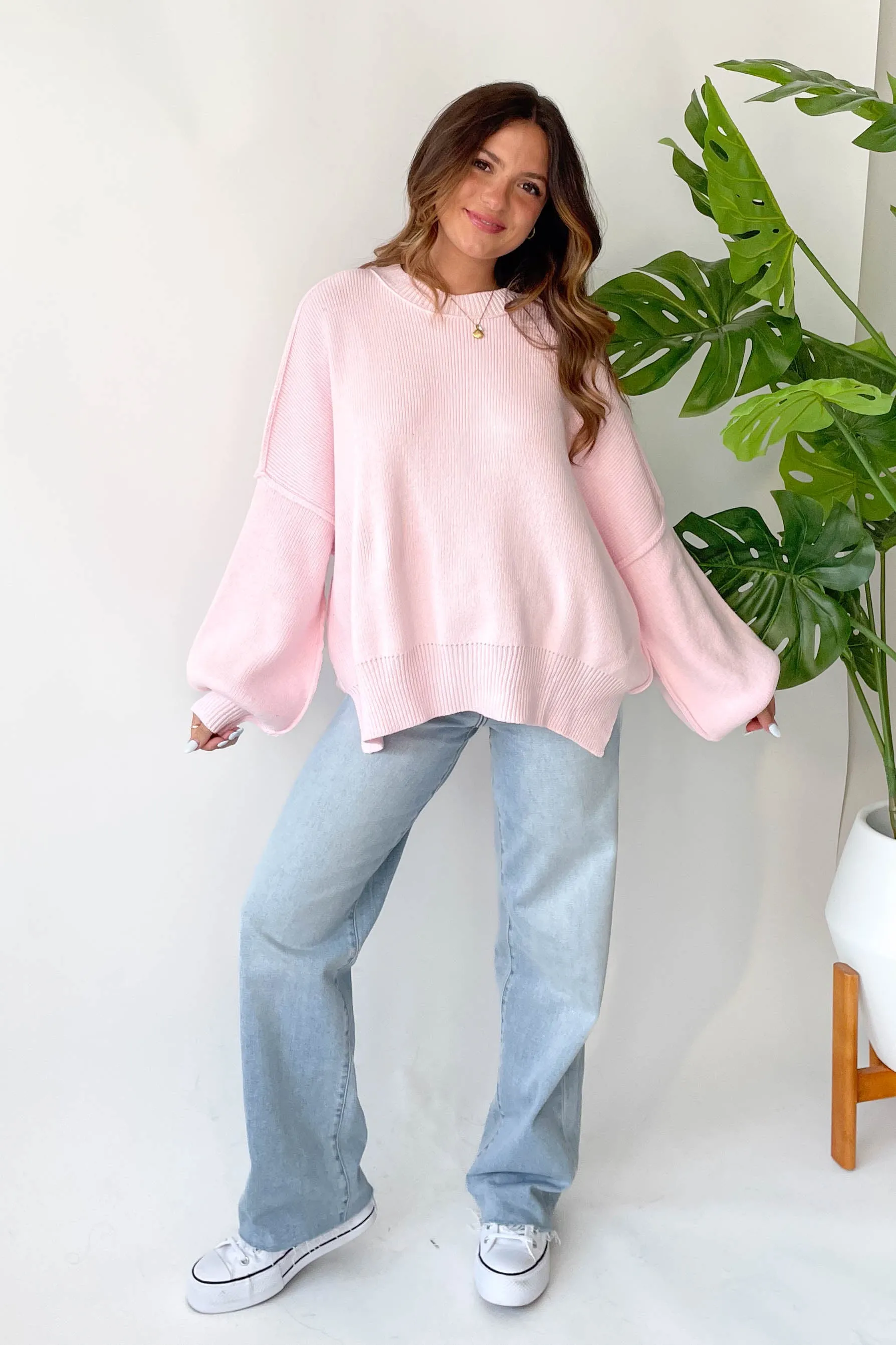 Martha Sweater in Pink