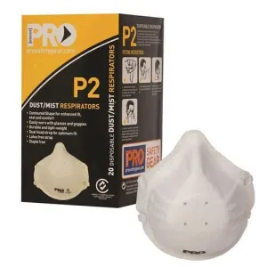 Mask P2 Respirator Pro Choice wo/Valve - Box 20