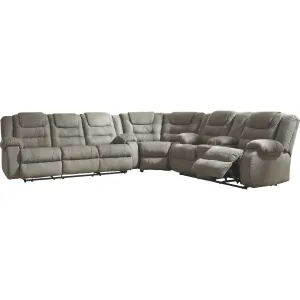 McCade 3 Piece Reclining Sectional