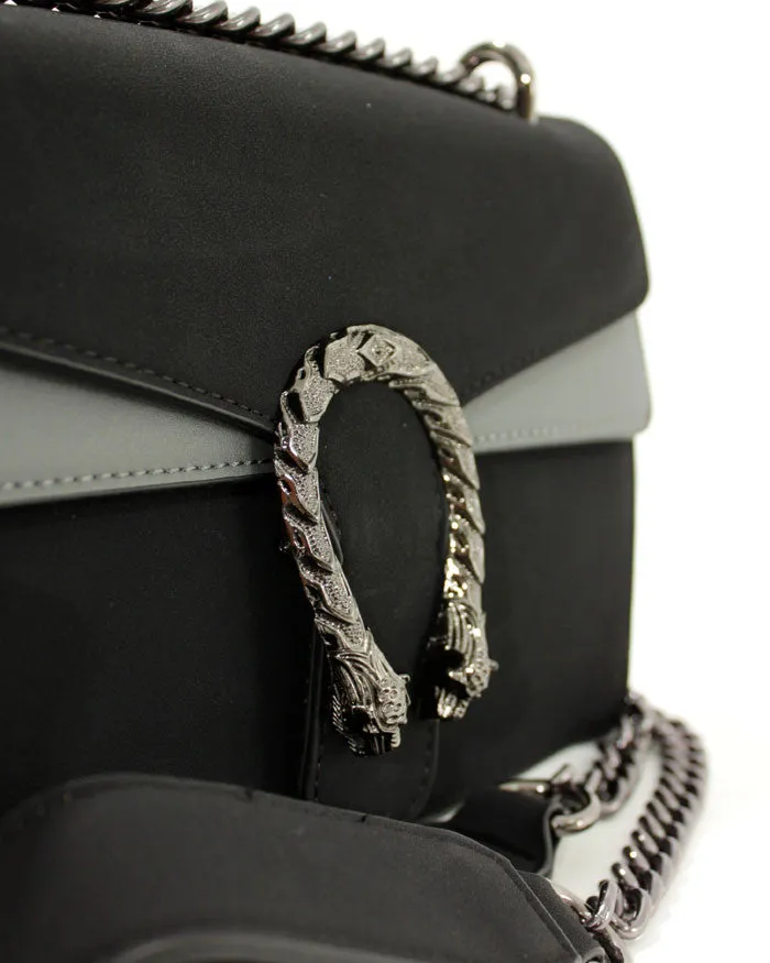 MEDUSA CONTRAST SHOULDER BAG