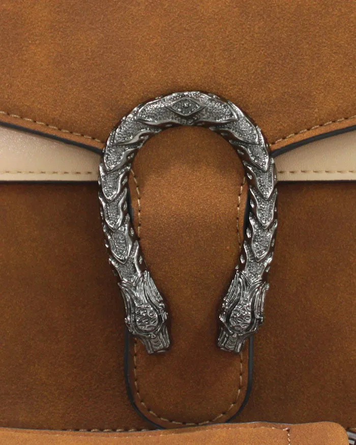 MEDUSA CONTRAST SHOULDER BAG