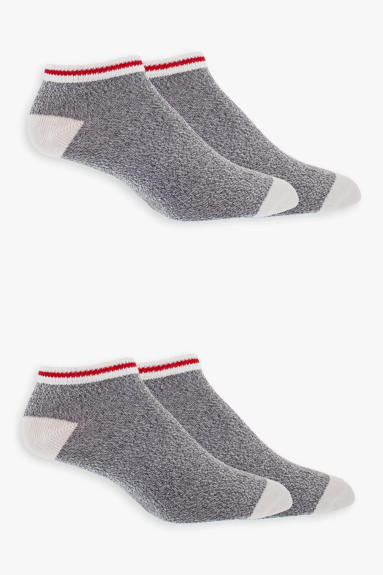 Men's 2-Pack Half Terry No Show Socks