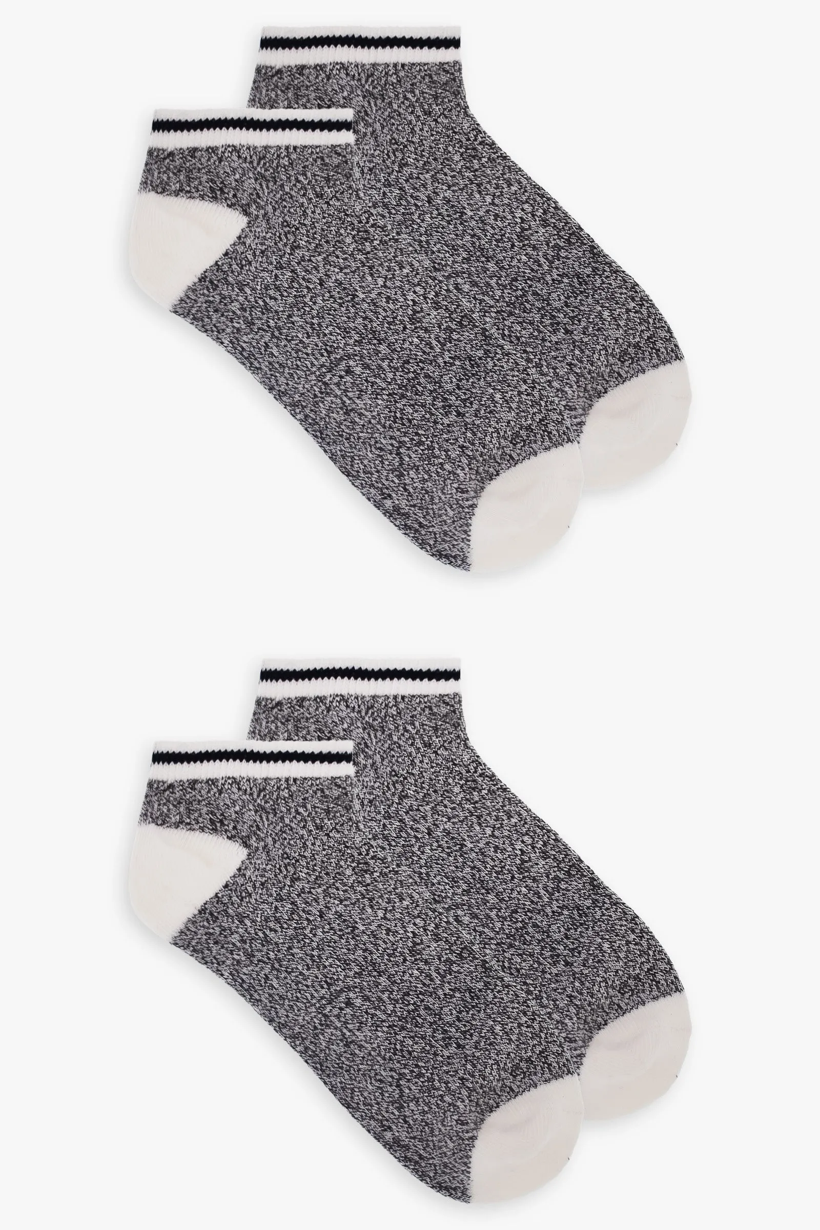 Men's 2-Pack Half Terry No Show Socks