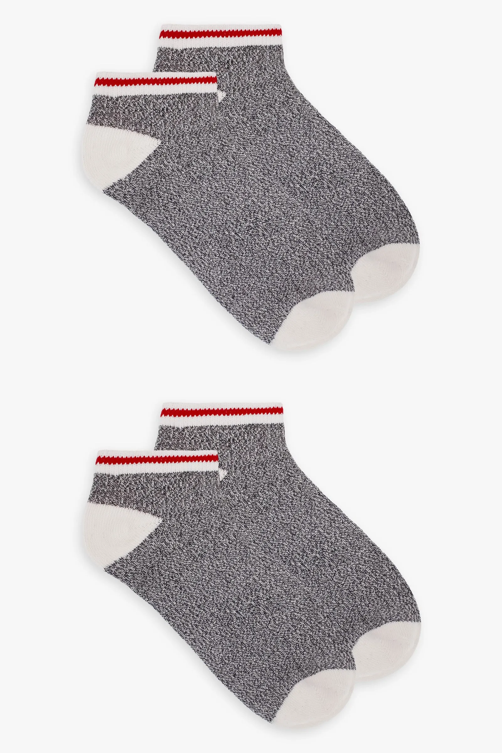 Men's 2-Pack Half Terry No Show Socks