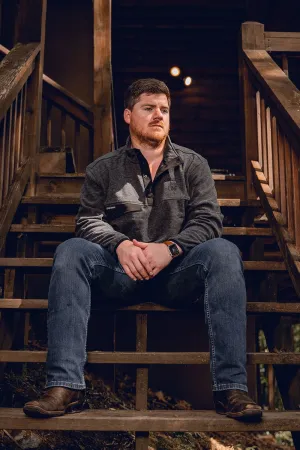 Men's 4 Button Fleece Pullover