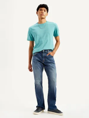 Men's 517 Dark-Blue Bootcut Jeans