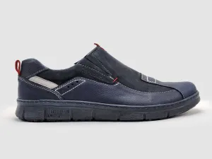 Men's Everyday Slip-On Leather Shoes - Navy