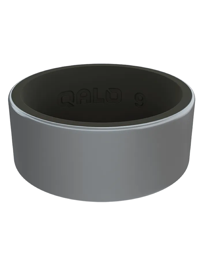 Men's Metallic Strata Silicone Ring