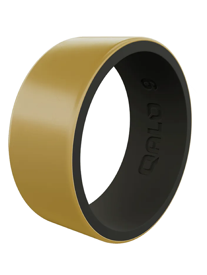 Men's Metallic Strata Silicone Ring
