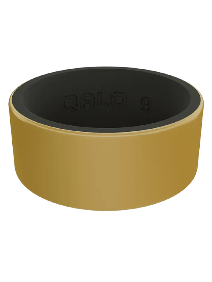 Men's Metallic Strata Silicone Ring