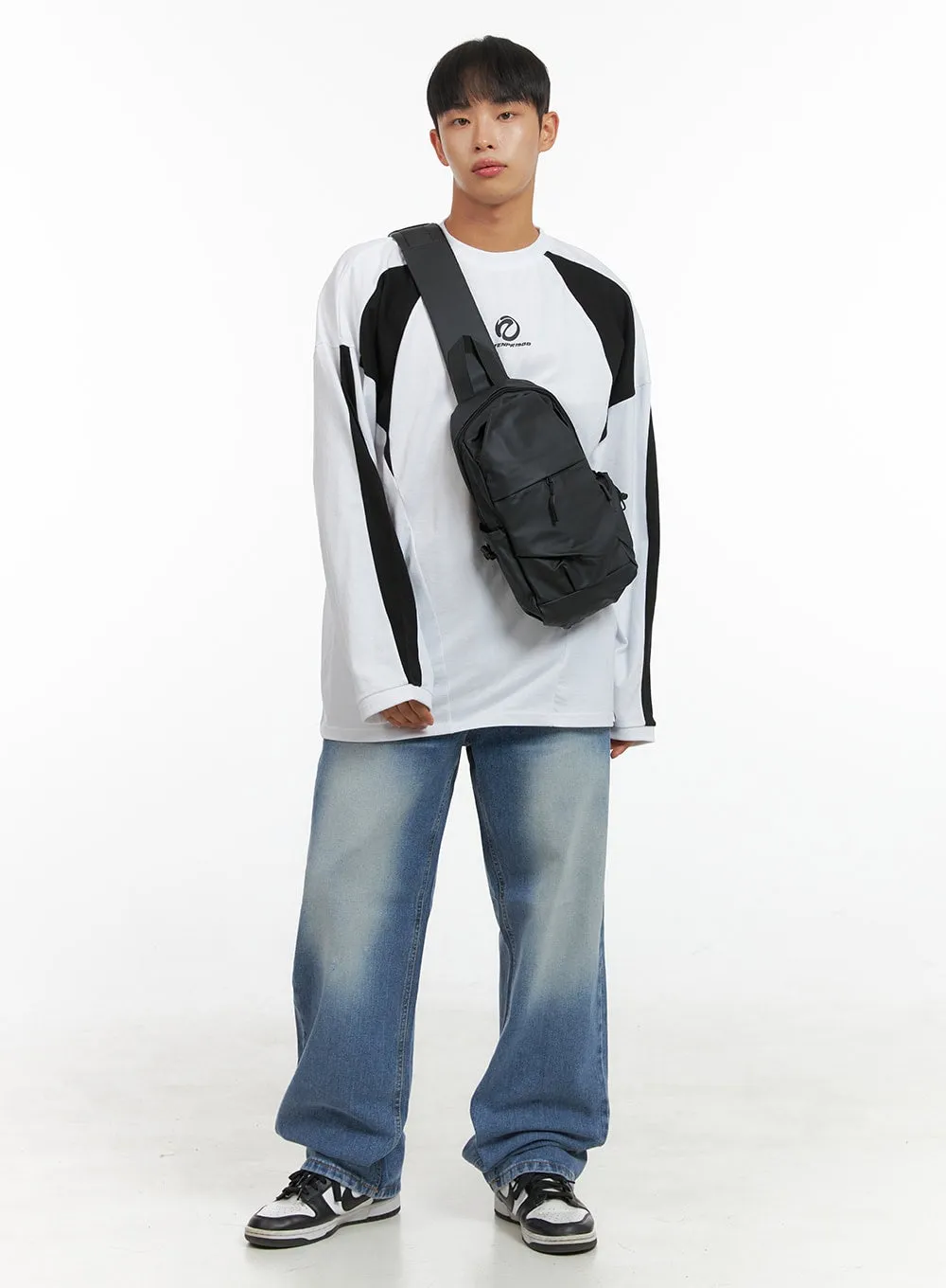 Men's Mized Color Graphic Cotton T-Shirt IS419