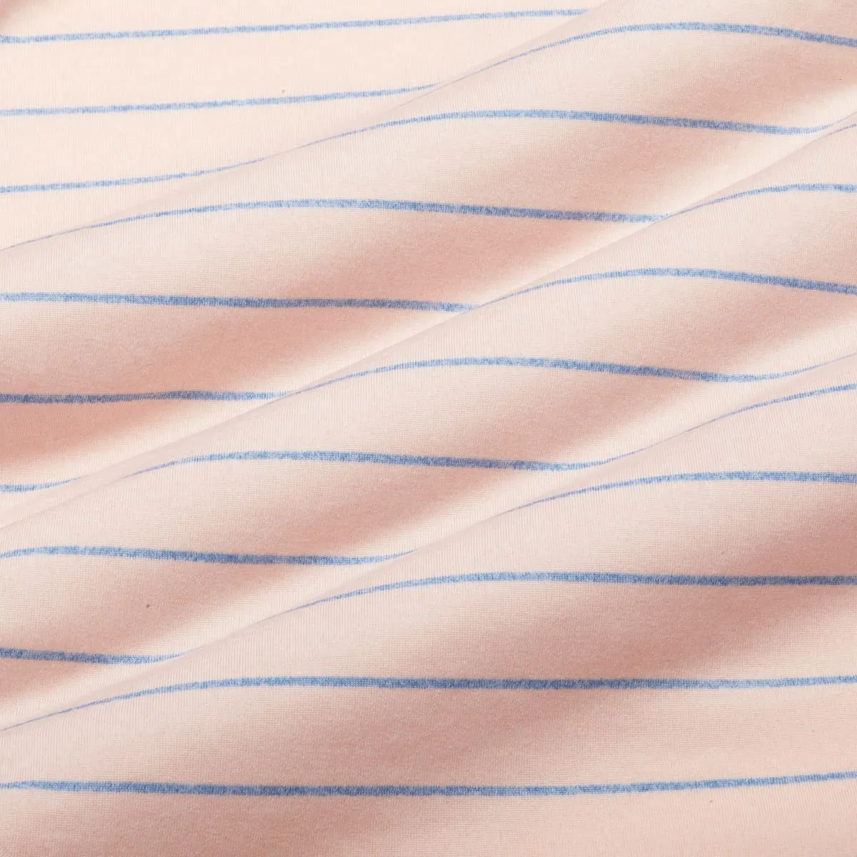 Men's Mizzen   Main | Versa Polo | Peach Blue Horizontal Stripe