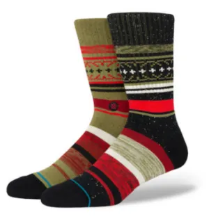 Men's Stance Merry Merry Crew Sock -Large