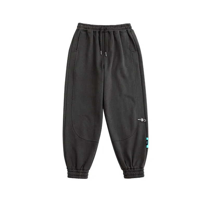 Men's Thick Fleece Tracksuit with High Collar
